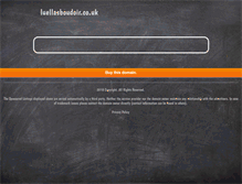 Tablet Screenshot of dev.luellasboudoir.co.uk